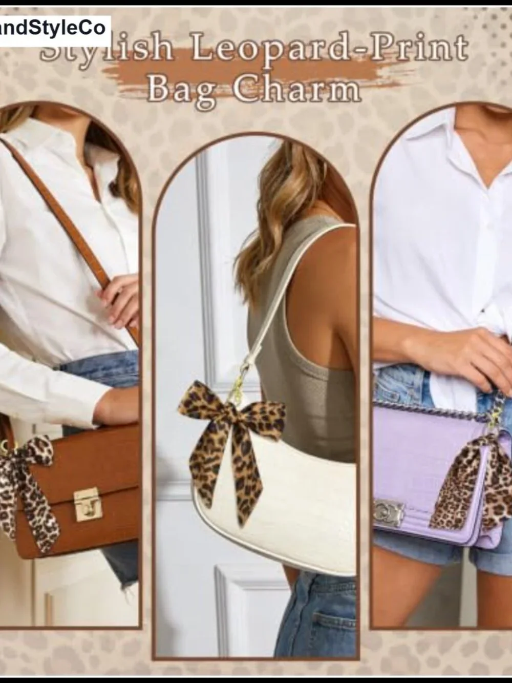 Bag Scarf with Keychain, Skinny Purse Scarf for Handbags, DIY Bag Charm, Ribbon